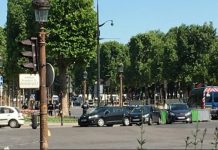 incident la Paris